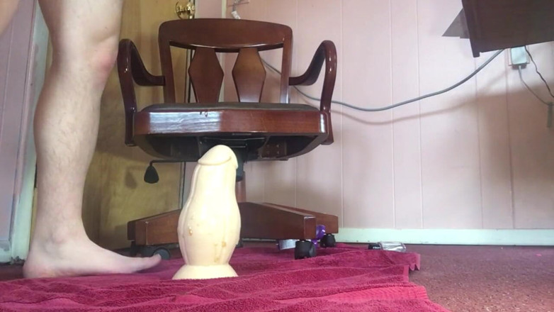 Anal gape kings throne: AnalGapeKing - ฟิสต์ตัวเองแล้วยองๆ นั่งดิลโด้กว้าง 4 นิ้ว