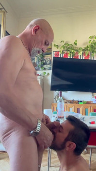 Old Stepdaddy Dominant and Boy