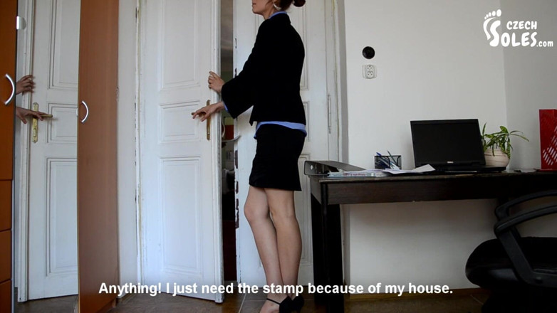 Czech Soles - foot fetish content: Kiss My Feet or Leave the Office