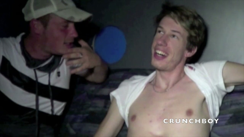 Crunch Boy: Young straight dude used by the big cock of Adrien