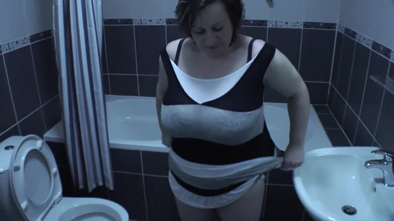 Mature Climax - 100% Mature Videos: Mature brunette fucking slowly in the bathroom