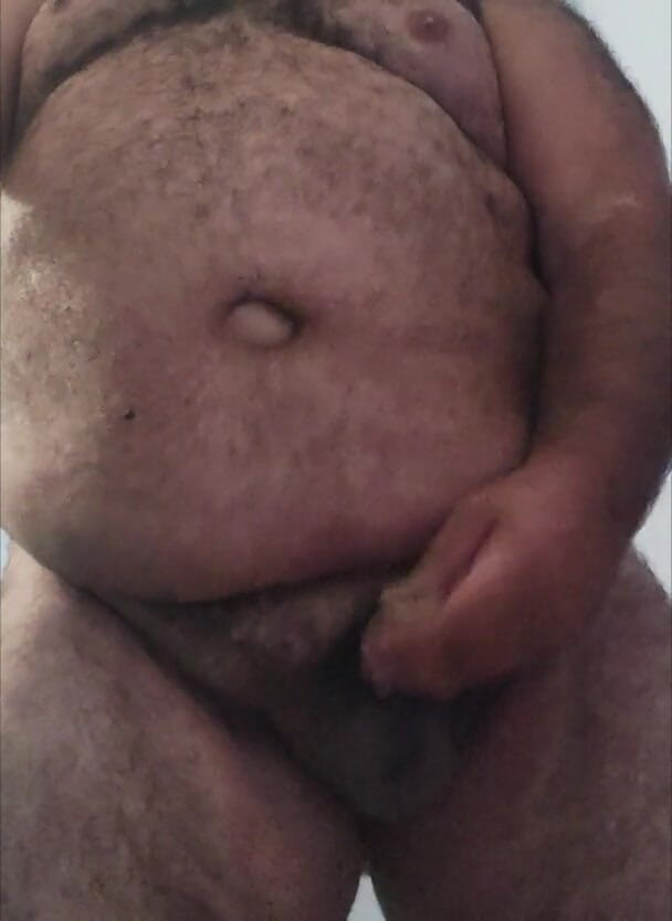 BeardedChubby: Silent Slow Masturbation, I Show Everything and Finally Lose Control