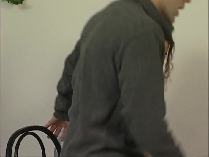 French X: Hot girl gets facial cumshot from two dicks after a...