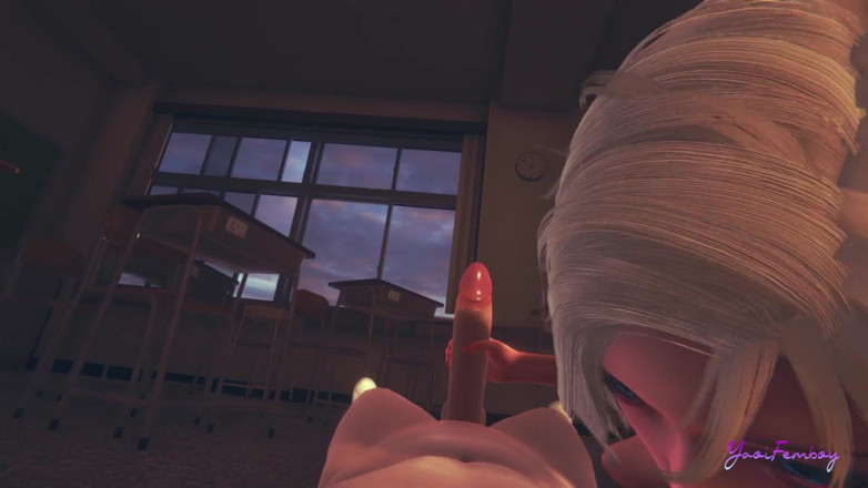 Yaoitube: Femboy Yaoi - Osuke si užívá své třídy