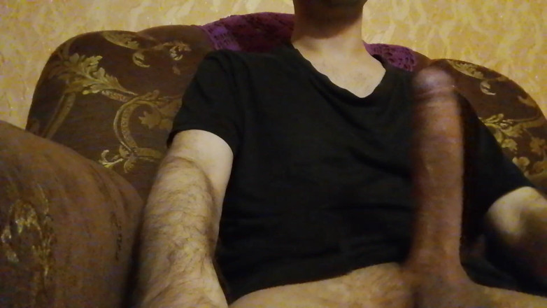 Alex Metallov: Horny Guy Jerking and Cumming. so Much Thick Cum