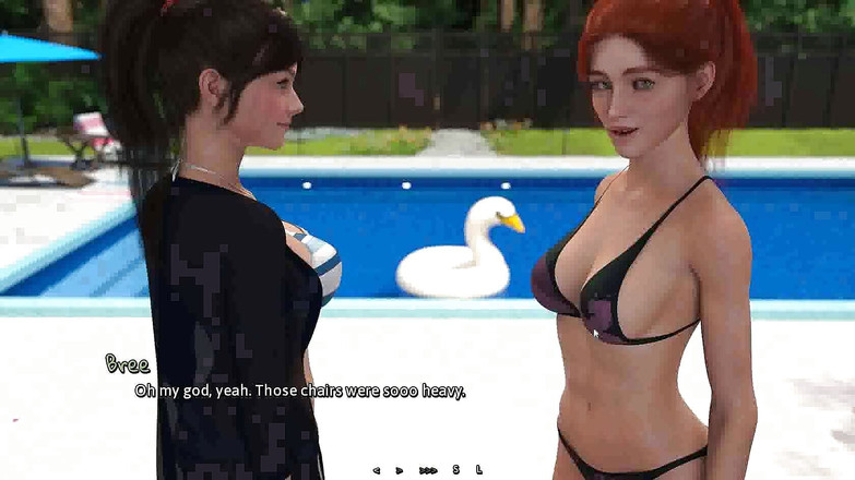 Erotic Krisso: 夏の暑さ-巨乳熟女継母