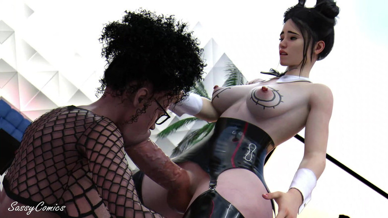 Sassy Comics Trans: トランスストリッパーアナルファックビッグアスBbl黒檀アフリカ人ナイトクラブ - Sassycomics.mp4