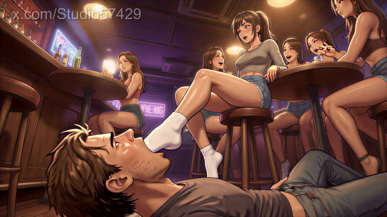 Studio 57429: Female Supremacy Foot Gagging in Public