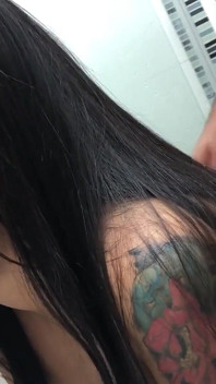 Latina with a Huge Ass Is Spied on in the Bathroom While Bathing - Porn in Spanish