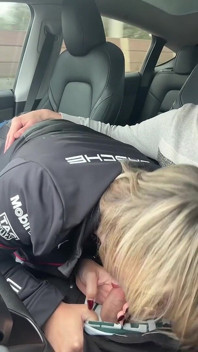 I Suck While Driving My Boyfriend While Passing Trucks Ahah