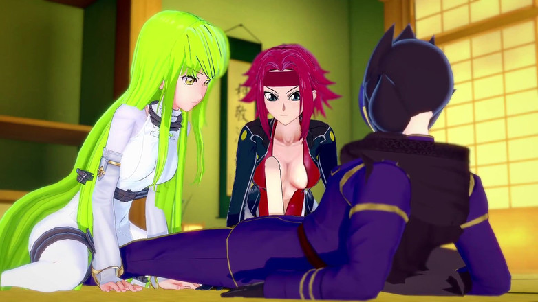 Wraith ward: CC e Kallen si divertono con Lelouch : Code Geass parodia