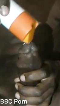 Passionately Stroking My BBC Cumming Hard