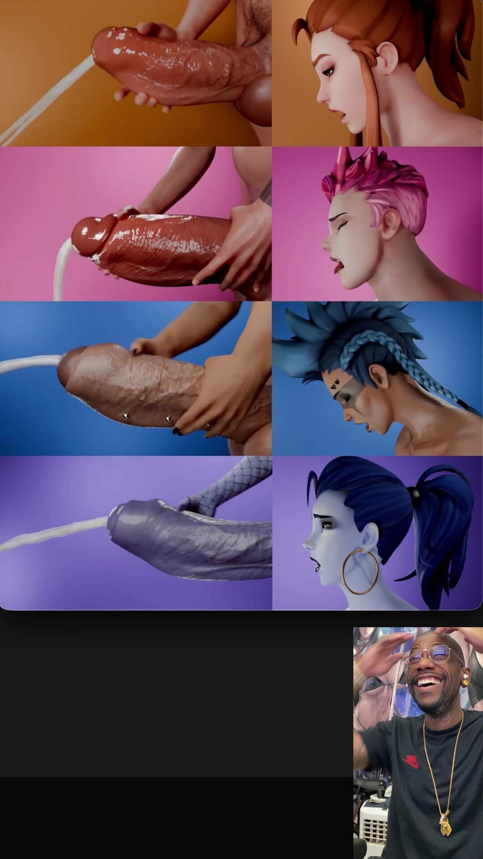 L6RD7BLU3 FUTA: Air mani transgender mengongkek pepek ketat, melancap transgender melancap dan...