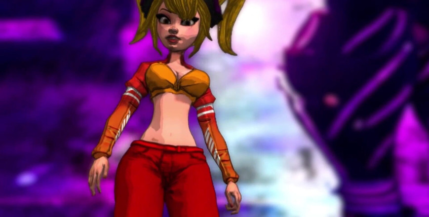 Back Alley Toonz: 3D漫画モデルスウィートスウィートブランデーのスリムシックカーブビーブーティーを味わう