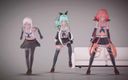Mmd anime girls: Mmd R-18 Anime Girls Sexy Dancing Clip 371