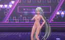 Smixix: Hatsune Miku Svlékání Tanec Hentai Cynický noční plán Píseň Mmd 3D...