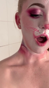 POV: Kitty Body-paint Fuck Experience