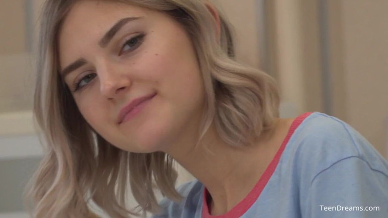 Teen Dreams: 18 Year old Eva masturbating with her milk