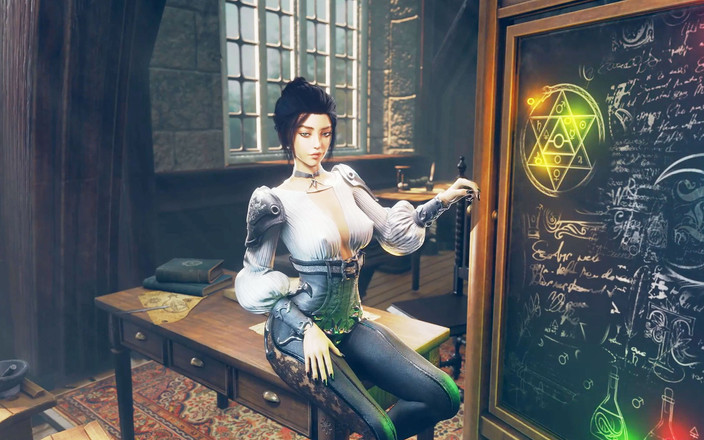 Adult Games by Andrae: 第3集：终于见到了埃丝特教授 - 魔法阴户：第2章