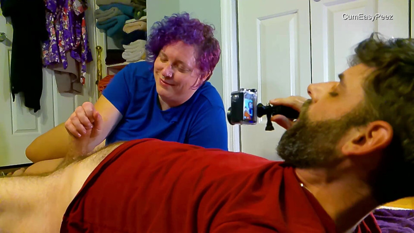 She Gives Him a Sensual Handjob Before Some Fun Piss Games! (Andy, Liza, and Max)