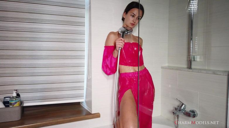 CharmModels: Anna`s Shower Dreams with a Transparent Dress