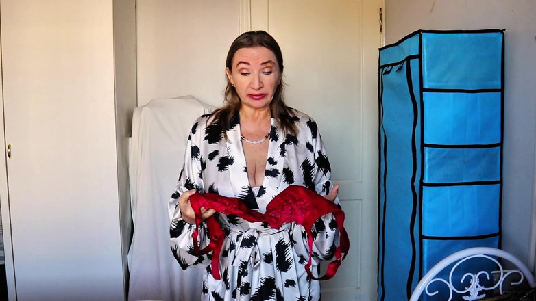 MariaOld: Stepmom Walks in, Finds Her Bra, and Lets Me Discover...