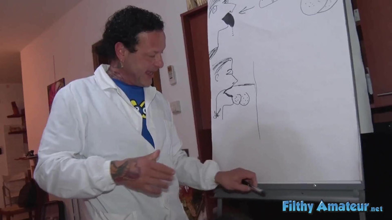 Filthy Amateur: Deepthroat lessons of whore wives