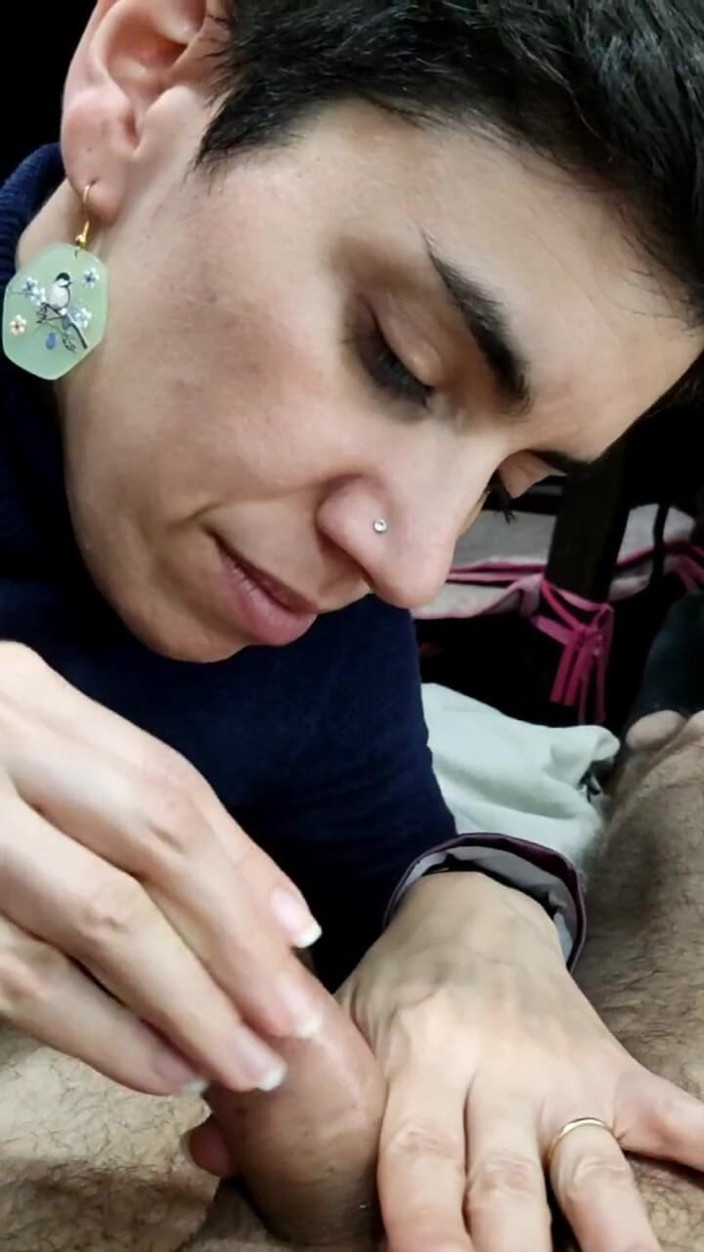 TheArtOfCum: Quickie! Cum on Her Favorite Chocolate!