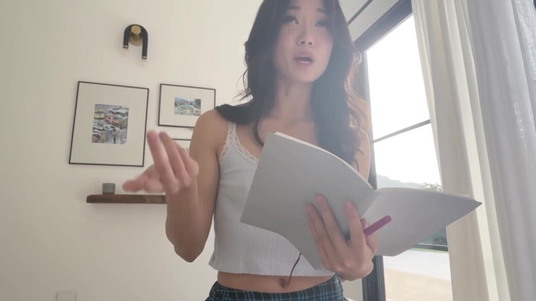 Petite creampie Asian Cumdump sluts: Little Japanese Stepsister Helps Stepbrother Test for Exams Taboo Roleplay,...