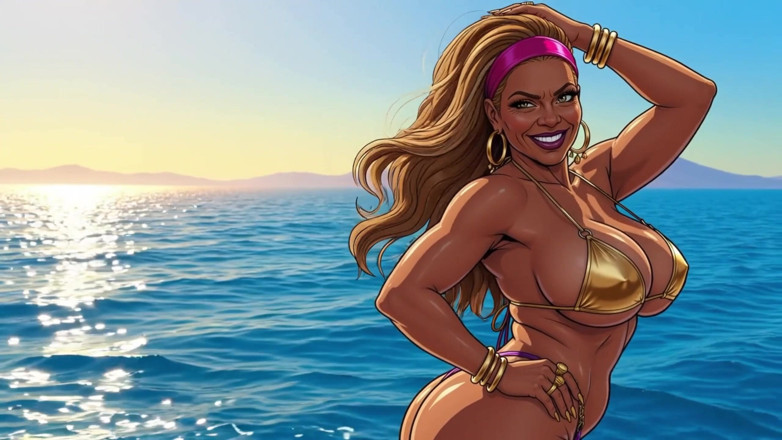 Huge Boobs: Sexy Black Women in Bikinis