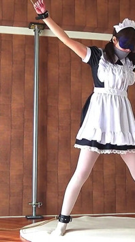 A Restrained Maid Writhing in Pleasure From a Remote-controlled Vibrator