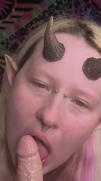 Tiefling Femdom Sucks and Fucks the Soul Out of You