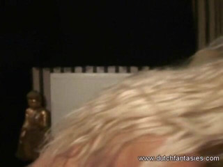 Dutch Fantasies: Outstanding blonde MILF gets her twat licked and screwed