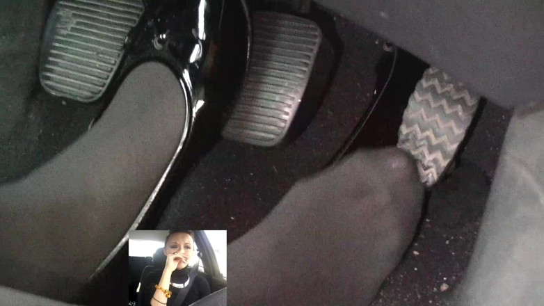 Nyllady: Screaming Brake Failure in Black Patent Flats
