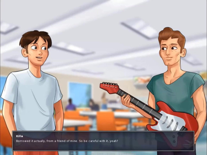 Cartoon Play: Summertime saga part 207 - rockstar