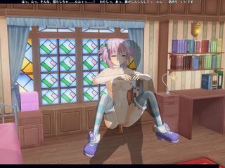 H3DC: 3D Hentai Neptunia Fucks in the Room and Cums (choujigen Game...