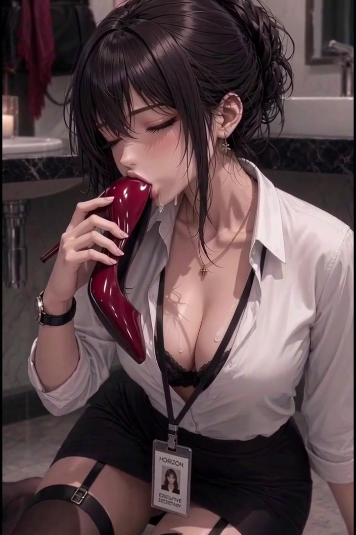 Wertstofsamler: 3 boyutlu anime sekreter tuvalette