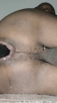Nasty 11inch Anal Dildo Penetration Fucking