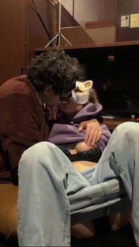 Ntr at an Internet Café - Her Husband Is Nearby While She Gets an Anal Creampie