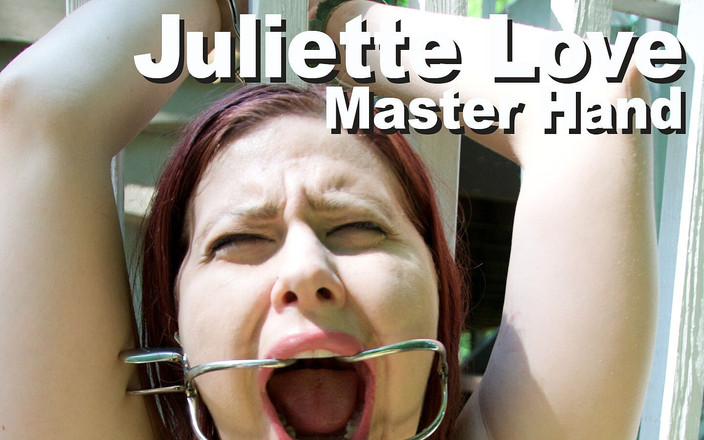 Picticon bondage and fetish: Juliette love &amp; master hand diikat dan disumpal dengan jari