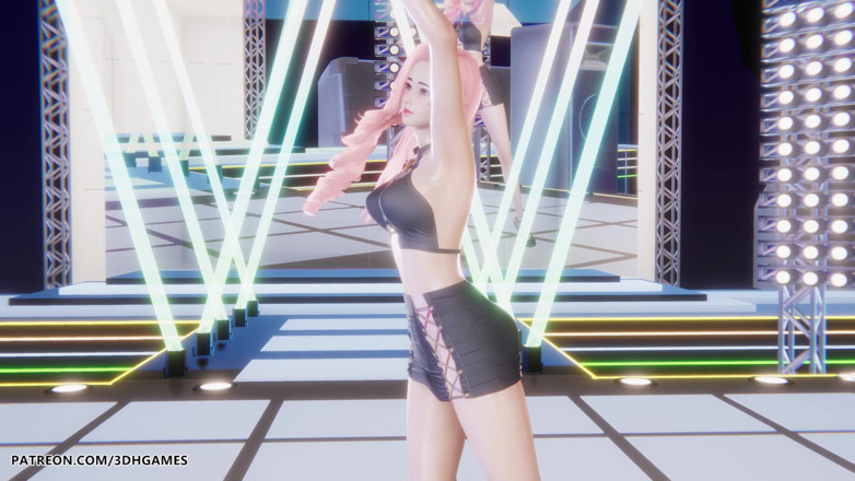 3D-Hentai Games: Mmd Dwukrotnie - I Can't Stop Me Seraphine Sexy Striptease League...