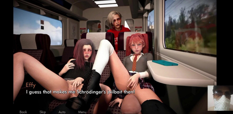 Dark Sam: Innocenti 18 Più Adolecenti Vengono Scopate in Un Treno!!