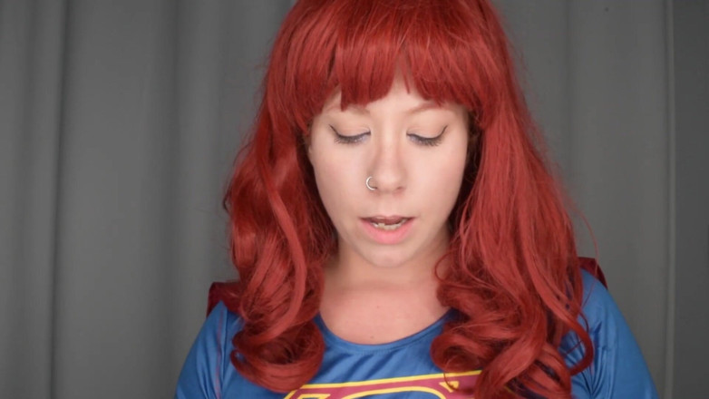 Deanna deadly: Evil supergirl needs your cum red lipstick tease and JOI