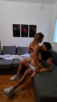 Strofinando La Mia Figa Con Il Cazzo Duro Del Mio Fratellastro