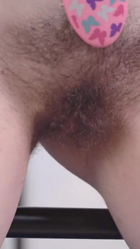 My18teens - Cute Pale Skin Girl Fingering Her Hairy Pussy