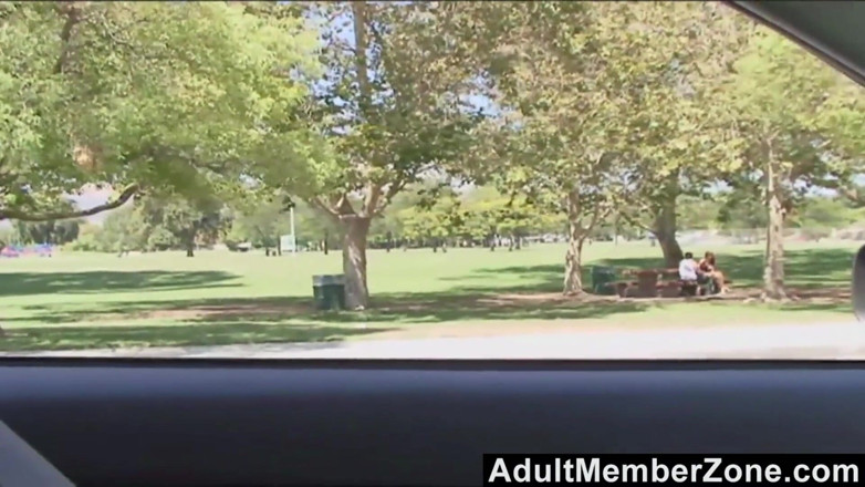 Adult Member Zone: Busty goddess Sarah Jessie rides stranger's cock