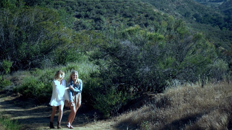 CBD Media: Two beautiful blonde teens having wild lesbian sex outdoor