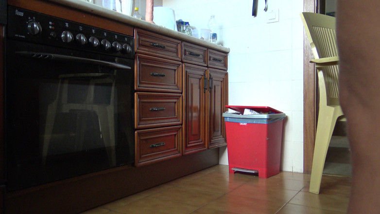 Souzan Halabi: Egyptisk hembiträde är kåt och onanerar hårig fitta under jobbet