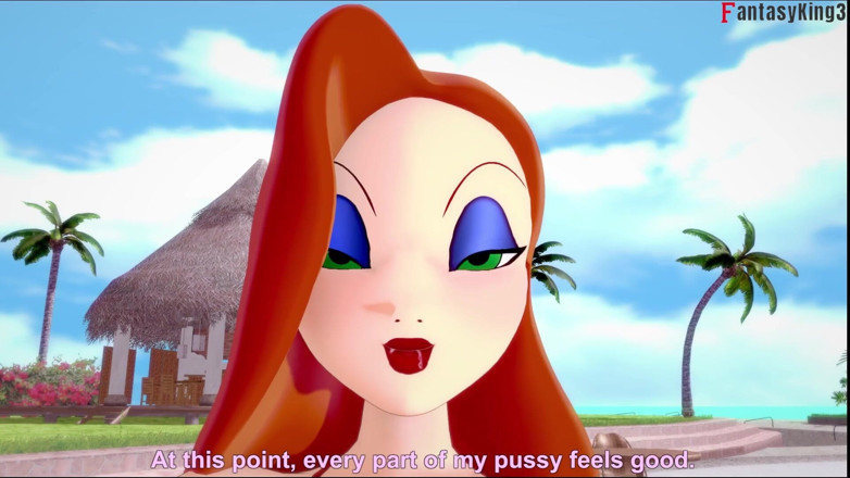 Fantasy king: Jessica Rabbit Wearing a Bikini POV Sex