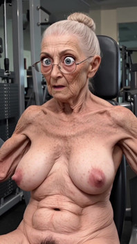 Old Ladies in the Gym